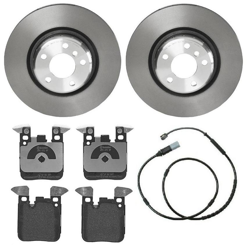 BMW Brembo Brake Kit - Pads and Rotors Rear (345mm) (Low-Met) 34356792292 - Brembo 1527094KIT